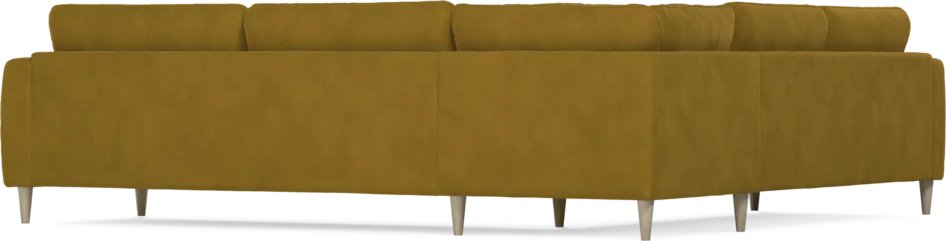 Bridge - Hörnsoffa, 2+3-sits - Gul