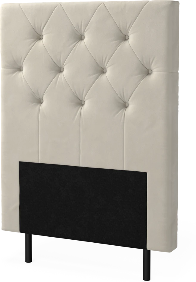 New York pikerad - Sänggavel, 90-210 cm - Beige