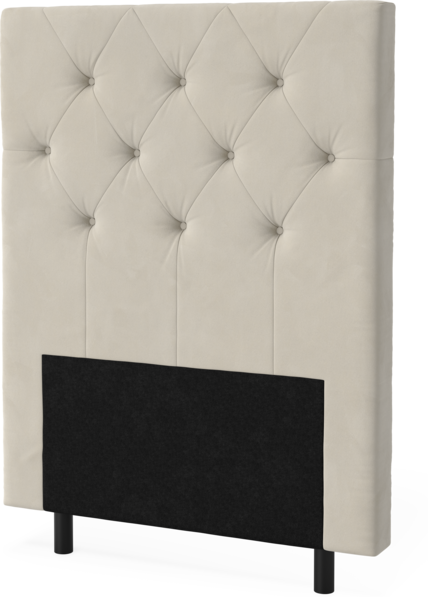 New York pikerad - Sänggavel, 90-210 cm - Beige