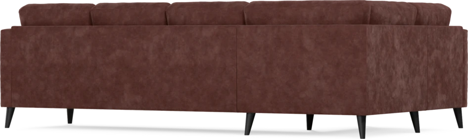 Eden - Hörnsoffa, 1+3-sits - Röd