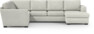 Friday - Hörnsoffa, 2+3-sits med schäslong höger - Vit
