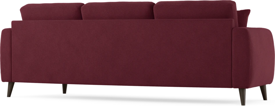 Eden - 3-sits soffa svängd - Röd