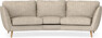 Madison - 3-sits soffa svängd, 70 cm - Beige