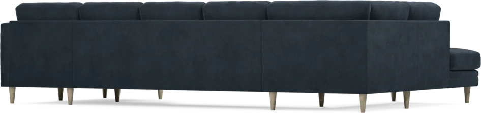 Eden - 3-sits soffa med divan vänster och schäslong höger - Blå