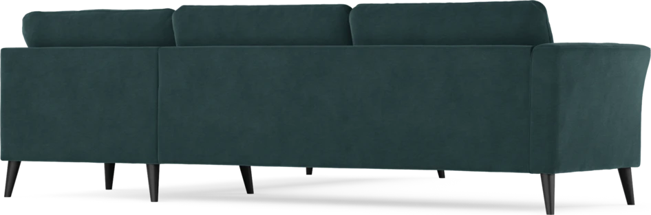 Bridge - Hörnsoffa, 3+3-sits - Blå