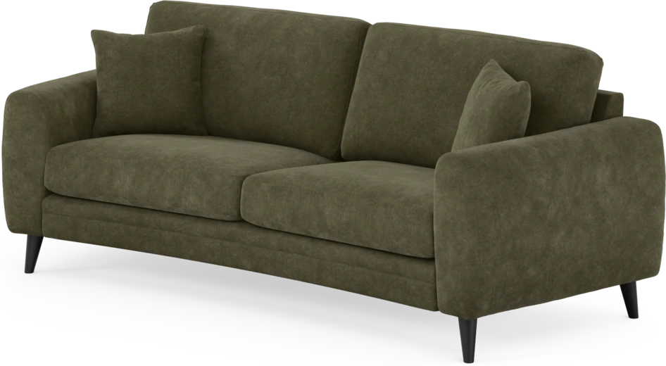 Eden - 2,5-sits soffa svängd - Grön