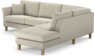 Eden - 2,5-sits soffa med divan - Beige