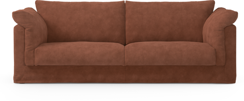 Cherrie - 3-sits soffa med kappa - Orange