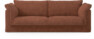 Cherrie - 3-sits soffa med kappa - Orange