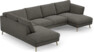 Madison Lux - 2-sits soffa med divan vänster och schäslong höger - Grå