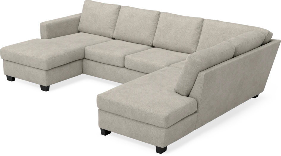 Friday - 3-sits soffa med schäslong vänster och divan höger - Beige