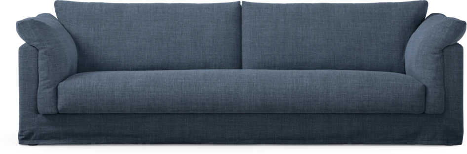Cherrie Klädsel - Klädsel till 4-sits soffa, hel dyna - Blå