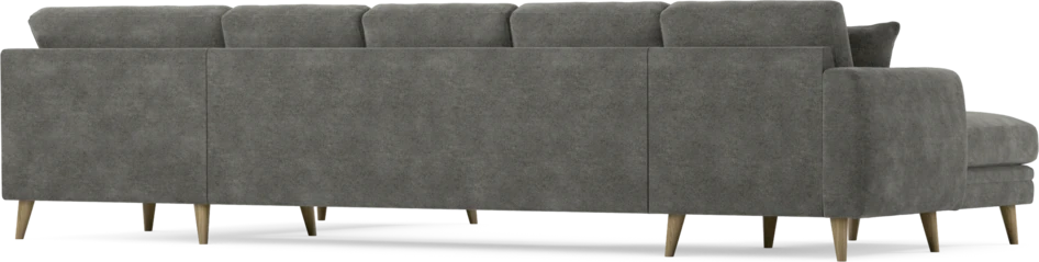 Eden - 3-sits soffa med schäslong vänster och divan höger - Grå