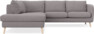 Madison - 2-sits soffa med divan vänster - Grå