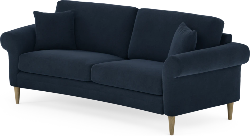 Eden - 2,5-sits soffa svängd - Blå