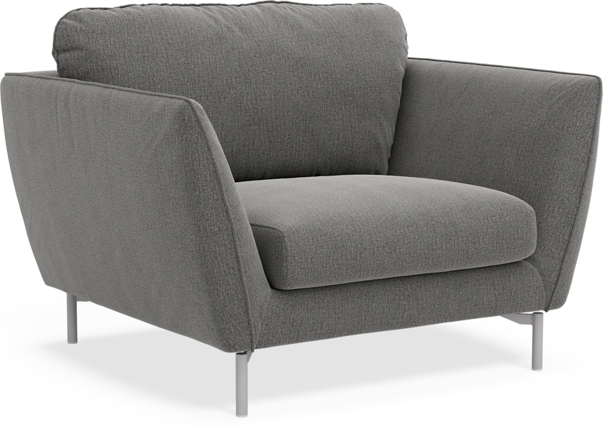 Madison Lux - Fåtölj, 70 cm - Grå