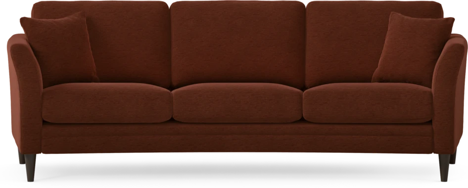 Eden - 3-sits soffa svängd - Orange
