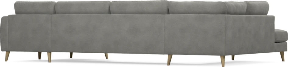 Bridge - 3-sits soffa med divan vänster och schäslong höger - Grå