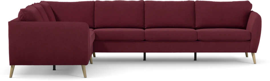 County - Hörnsoffa, 2+3-sits - Röd