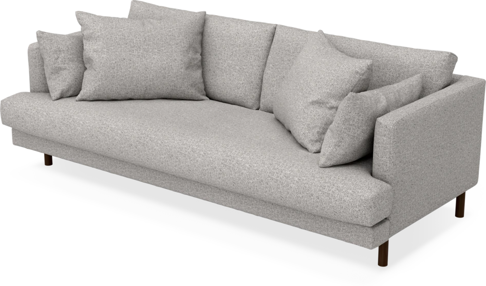 Harper - 3-sits soffa, hel dyna - Vit