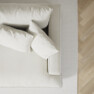 Rossi - 3-sits soffa, hel dyna - Vit