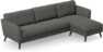 Bridge - 3-sits soffa med schäslong höger - Grå