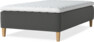 Delux Dream - Ramsäng, enkelsäng med bäddmadrass - Grå