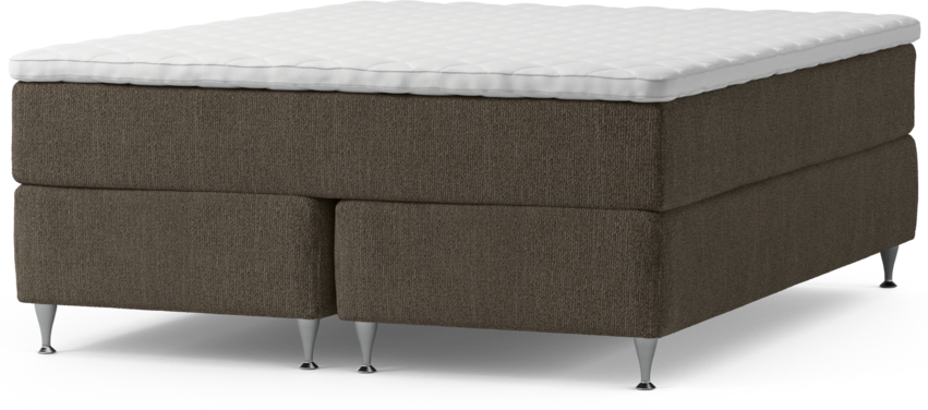 Delux Exclusive - Kontinentalsäng, dubbelsäng med bäddmadrass och sängben