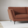 Madison - 2-sits soffa med schäslong höger - Röd
