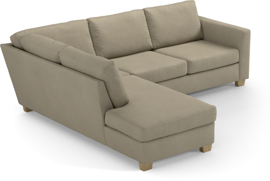 Friday - 2,5-sits soffa med divan vänster - Beige
