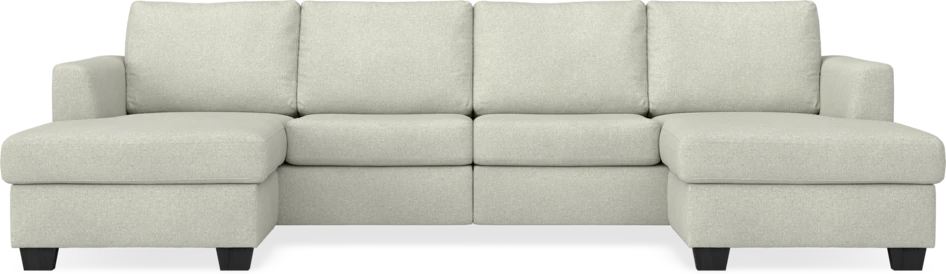 Friday - 2-sits soffa med två schäslonger - Beige
