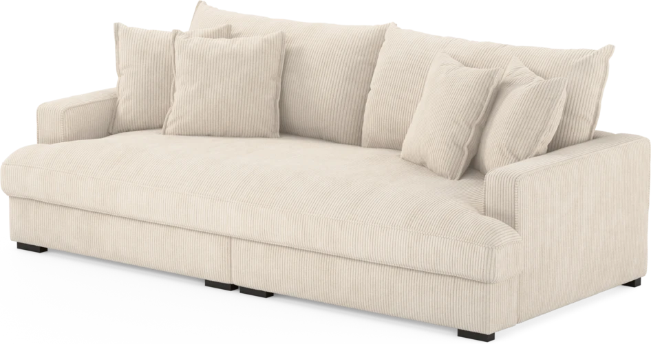 Rossi - 3-sits soffa, hel dyna - Vit