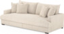 Rossi - 3-sits soffa, hel dyna - Vit