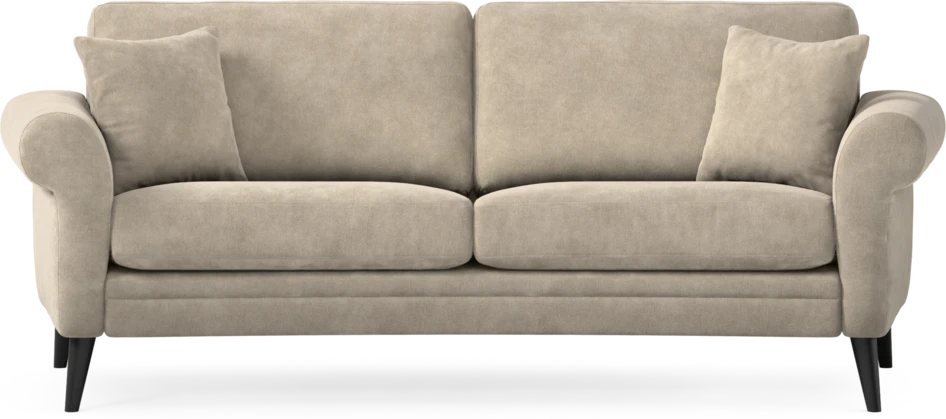 Eden - 2,5-sits soffa svängd - Beige
