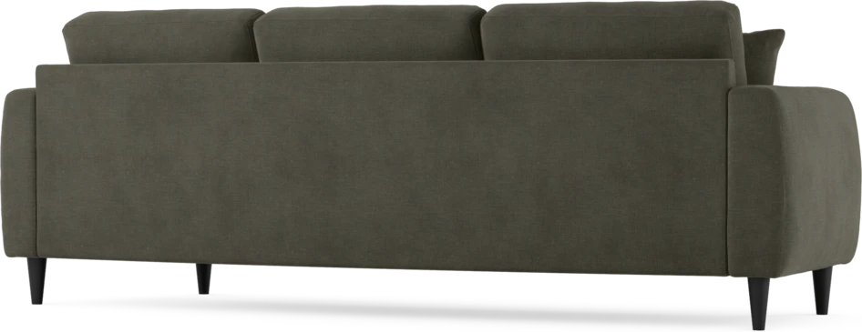 Eden - 3-sits soffa svängd - Grå