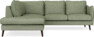 Madison - 2-sits soffa med divan vänster - Grön