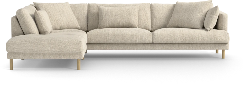 Harper - 3-sits soffa med divan vänster - Beige
