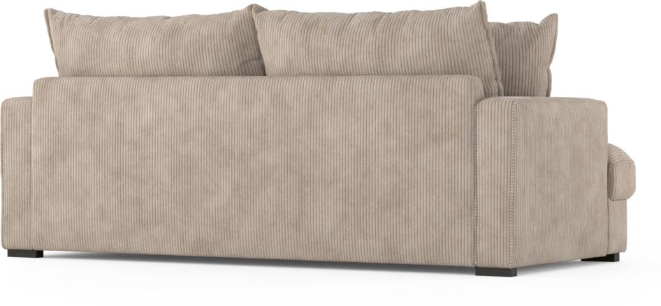 Mila - 3-sits soffa, hel dyna - Beige
