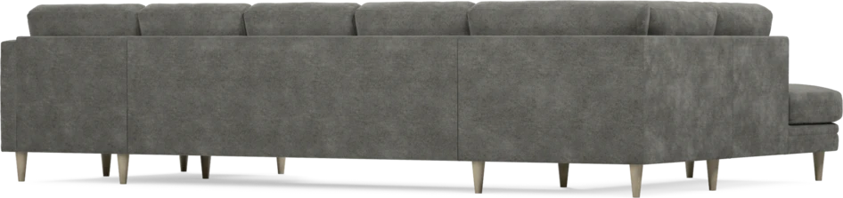 Eden - 3-sits soffa med divan vänster och schäslong höger - Grå