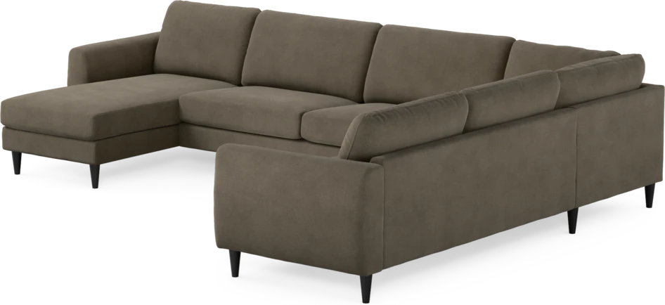 Bridge - Hörnsoffa, 3+2-sits med schäslong vänster - Beige