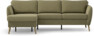 County - 3-sits soffa med flyttbar schäslong - Grön