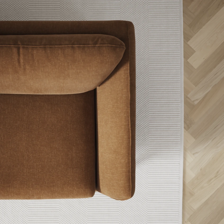 Madison - 2-sits soffa med divan vänster och schäslong höger - Brun