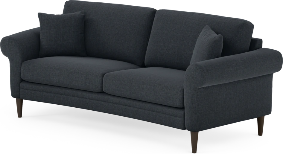 Eden - 2,5-sits soffa svängd - Blå