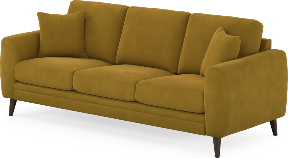 Eden - 3-sits soffa - Gul