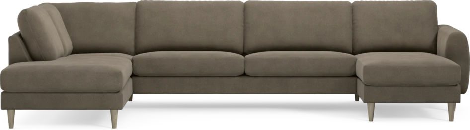 Bridge - 3-sits soffa med divan vänster och schäslong höger - Beige