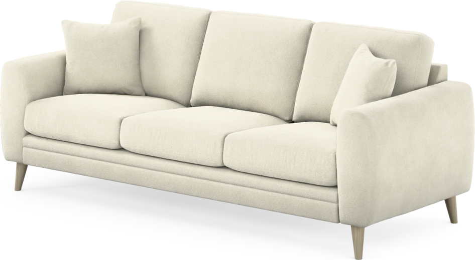 Eden - 3-sits soffa - Vit