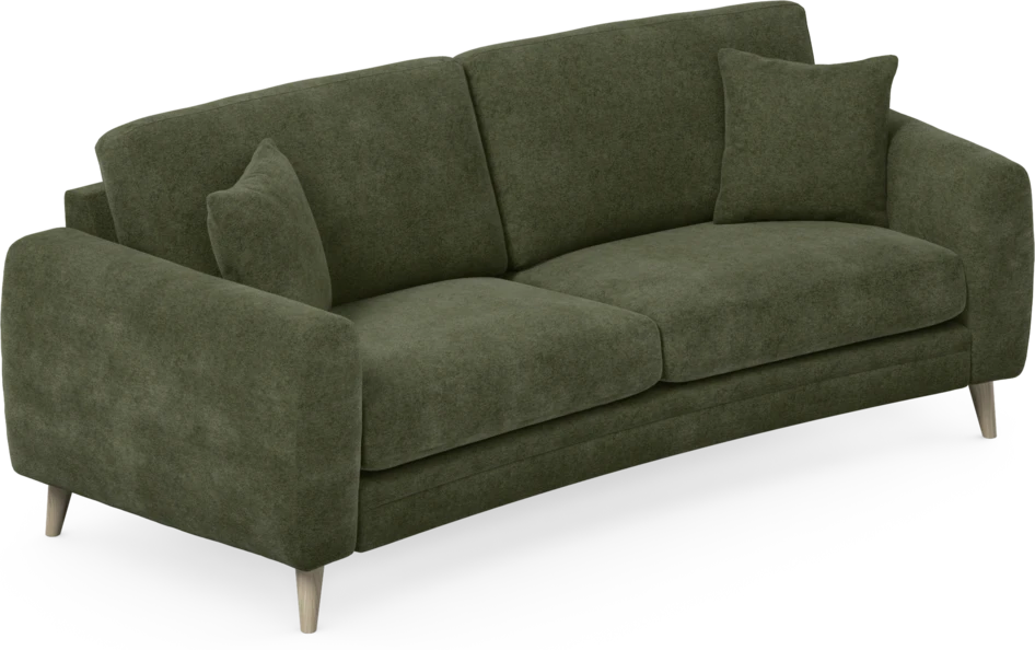 Eden - 2,5-sits soffa svängd - Grön