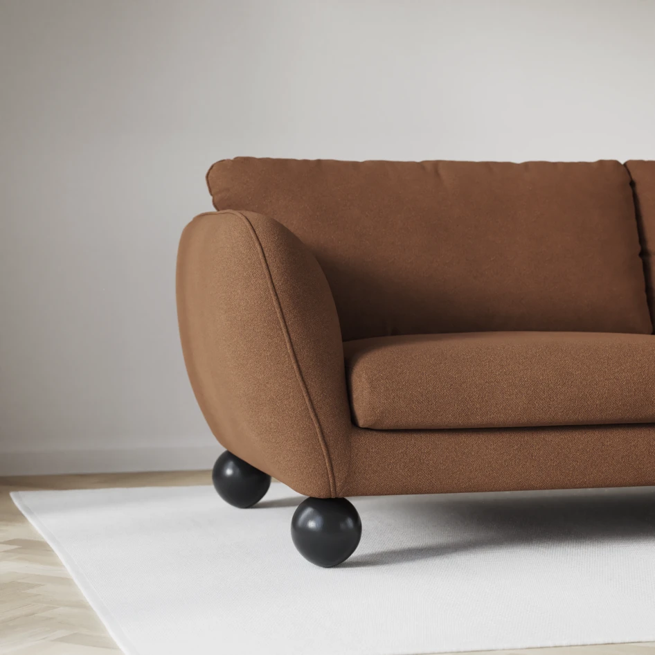 Madison Lux - Hörnsoffa 2+3-sits, hörn 2 - Brun