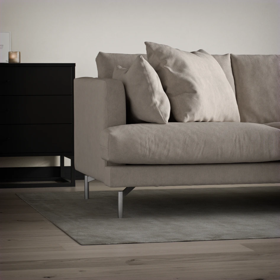 Harper - 4-sits soffa - Vit