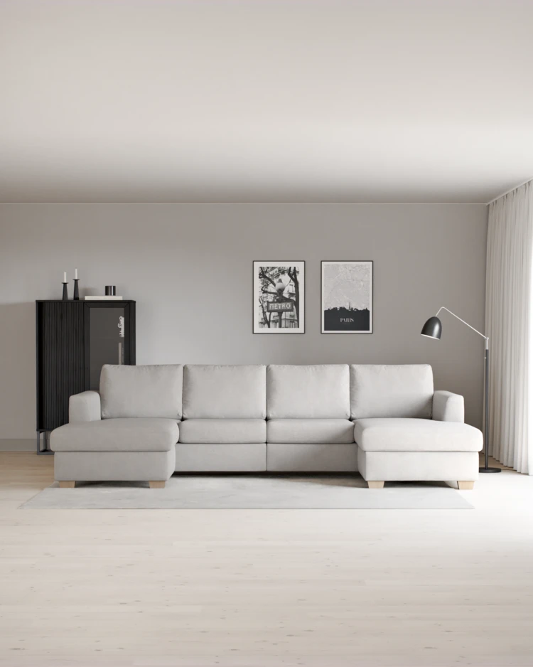 Friday - 2-sits soffa med två schäslonger - inspiration